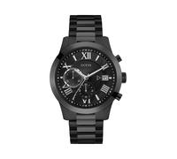 GUESS Reloj analógico 'Atlas' negro / plata One Size negro / plata