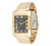 GUESS Reloj analógico 'CLYDE' oro / negro One Size oro / negro