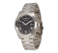 GUESS Reloj analógico 'Connoisseur' negro / plata One Size negro / plata