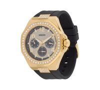 GUESS Reloj analógico 'EMPIRE' oro / negro One Size oro / negro