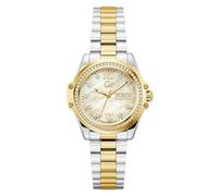 GUESS Reloj analógico Gc de dos tonos, Oro Rosa, Talla única, Reloj analógico Gc de dos tonos