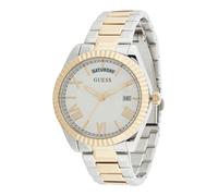 GUESS Reloj de pulsera para mujer Luna GW0308L6, acero inoxidable, Blanco, Vestido