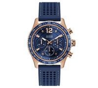 GUESS Reloj Analógico para Hombre de Cuarzo con Correa en Silicone W0971G3