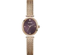 GUESS Reloj analógico para mujer, color rojo rubí dorado, diseño elegante