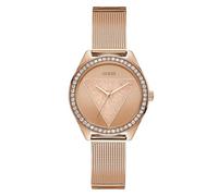 GUESS Reloj Mujer Ladies Tri Glitz W1142L4 Acero Inoxidable Rosado Bisel Cristales