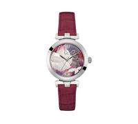 Guess Reloj Analógico para Mujer de Cuarzo con Correa en Cuero Y22005L3