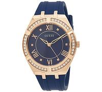GUESS Reloj Analógico para Mujeres de Cuarzo con Correa en Silicona GW0034L4
