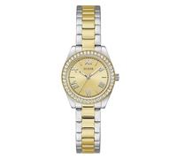 GUESS GD Mini Luna GW0841L2 - Reloj de pulsera para mujer, acero inoxidable, bicolor, Pulsera