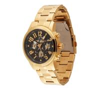 GUESS Reloj analógico 'Parker' oro / negro One Size oro / negro