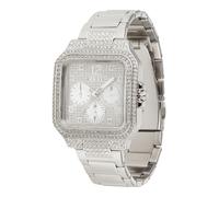 GUESS Reloj analógico plata / blanco One Size plata / blanco