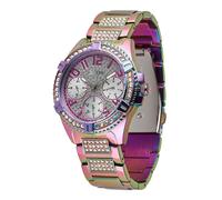 GUESS Reloj analógico verde / lila oscuro / rosa oscuro, Talla One Size