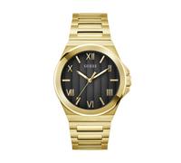 GUESS Reloj analógico 'VINYL' oro / negro One Size oro / negro