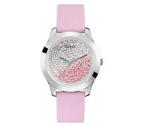 GUESS Reloj Cuarzo Mujer W1223L1 Cristales de Swarovski Acero Correa Rosa