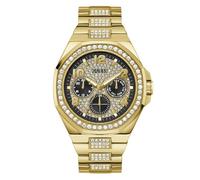 Guess Reloj para hombre GW0785G2 Esfera múltiple Cuarzo Correa de acero inoxidable Dorado/Negro