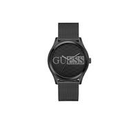 GUESS Reloj de Hombre de Acero Inoxidable, Negro, Clásico