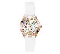 Guess Reloj de mujer MINI WONDERLUST GW0678L4 Silicona Rojo Oro Clásico
