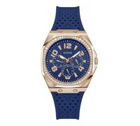 GUESS Reloj de Mujer Zest de Silicona, Azul, Clásico