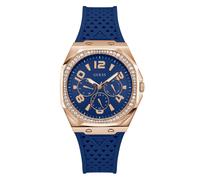 GUESS Reloj de Mujer Zest de Silicona, Azul, Clásico