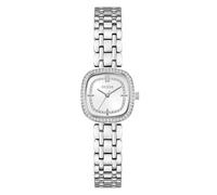 Guess Reloj de Pulsera Hazel de Acero Inoxidable para Mujer, Plata, Moderno