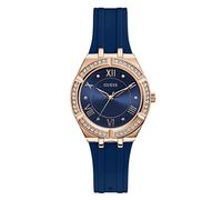 GUESS Reloj Analógico para Mujeres de Cuarzo con Correa en Silicona GW0034L4