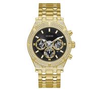 Guess Reloj Deportivo multifunción de 44 mm para Hombre, Tono Dorado/Dorado/Brillante/Negro, Talla única, Continental