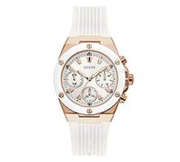 GUESS Reloj Analógico para Mujeres de Cuarzo con Correa en Silicona GW0030L3