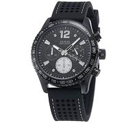 Guess Reloj Cronógrafo para Hombre de Cuarzo con Correa en Silicona W0971G1