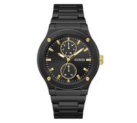 GUESS Reloj analógico negro, Talla One Size