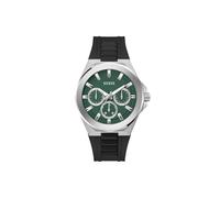 GUESS Reloj analógico verde / negro / plata, Talla One Size