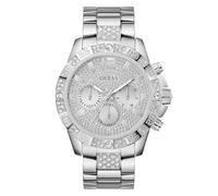 GUESS Reloj analógico plata / transparente, Talla One Size