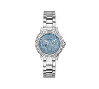 GUESS Reloj multifunción de cristal deportivo de 36 mm para mujer