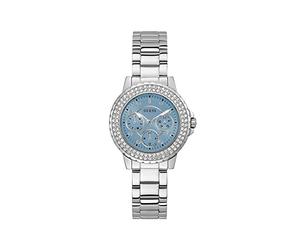 GUESS Reloj multifunción de cristal deportivo de 36 mm para mujer