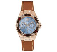 Guess Reloj Análogo clásico para Unisex de Cuarzo con Correa en Cuero W0775L7