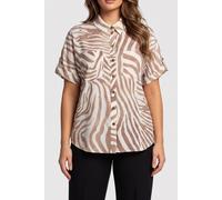 GUESS Rosie Short Sleeve S Safari Dream Print Talla: 40 | Blusas Outlet | Mujer