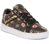 Guess Roxo Impreso 4G Peony Charm Lateral Flor Mujeres Talla UK 3 - 8