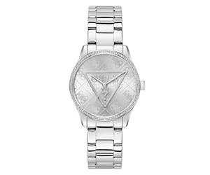 Guess Roxy GW0987L1 - Reloj de Pulsera para Mujer (Acero Inoxidable, 36 mm, 3 Bares), Color Plateado