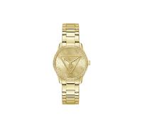 Guess Reloj Roxy GW0987L2 Esfera dorada, correa acero inoxidable, cristal mineral, 36 mm, 3 bares