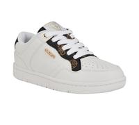 Guess Rubinn, Zapatillas Mujer, Blanco Marrón 141, 38.5 EU