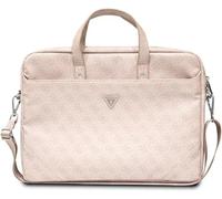 Guess Saffiano 4g Hot Stamp Triangle Logo Bolsa Unisex Rosa, Rosa, 15/16"