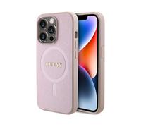 Guess Saffiano Para Magsafe Rosa - iPhone 15 Pro