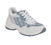 Guess Samra, Zapatillas Mujer, Azul Blanco 420, 41 EU