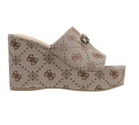 GUESS Sandalia Evenza TC 110 de tela milk DS26GU31 FLJEVZFAL04, beige, 37 EU