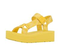 Guess Sandalias Avin para mujer, Amarillo 700, 37.5 EU