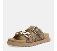 GUESS Zapatos abiertos 'Fatema' beige oscuro / sepia 41 beige oscuro / sepia