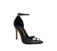 GUESS Sandalias de tacón de primavera para mujer, Negro 002, 39 EU