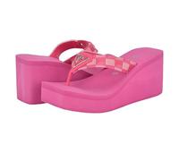 GUESS Sandalias Demmey para mujer, Rosa fucsia 650, 6.5 UK