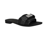 GUESS Sandalias planas Elyze para mujer, negro (Black 003), 36.5 EU