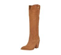 GUESS Sashan, Botas a la Altura de Rodilla Mujer, Gamuza marrón Medio 210, 38.5 EU