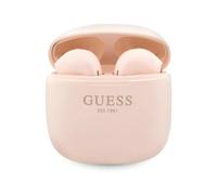 Guess Script Logo TWS Auriculares BT5.3 con estuche cargador - Rosa