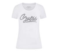 Guess - Script Tee - Tops - Mujer - Blanco - M -